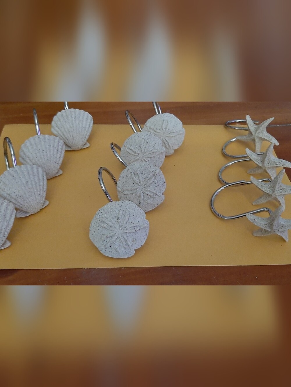 Sonoma Shower Curtain Hooks "Oceanside" Set Of 12